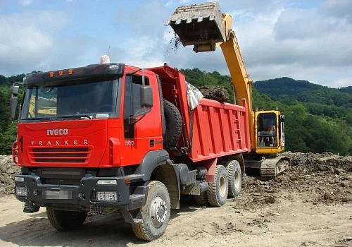 Самосвал ивека 20м3 Самосвал ивека 20м3